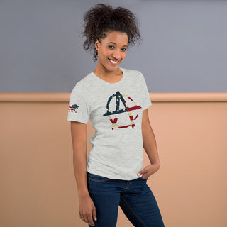 Buy athletic-heather American Anarchy (Women’s Regular Style)