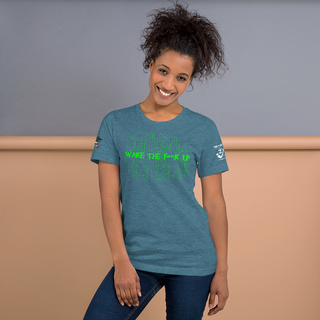 Buy heather-deep-teal Ma Trix - Wake TF Up (Unisex)