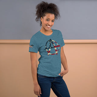 Buy heather-deep-teal American Anarchy (Women’s Regular Style)